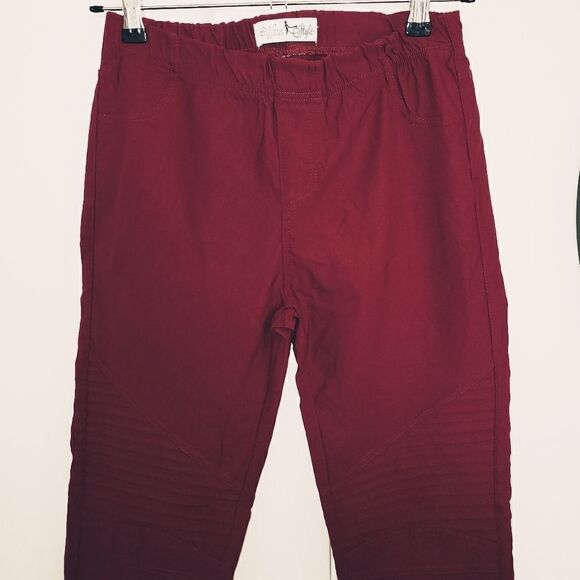 Stay Warm In Style Pull-On Ankle Zip Pants - Picture 1 of 8